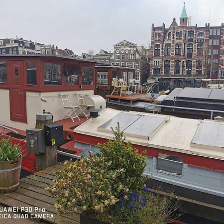 Waterloo Square River Vieuw Houseboat Amsterdam Exterior photo