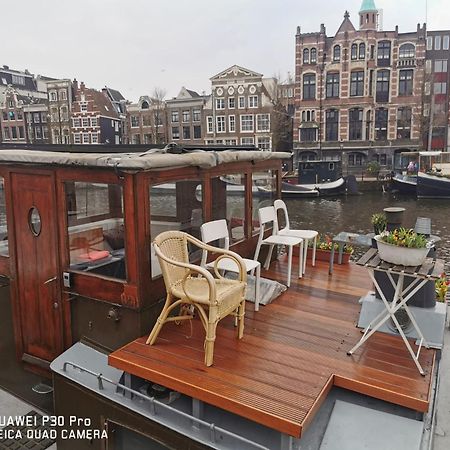 Waterloo Square River Vieuw Houseboat Amsterdam Exterior photo