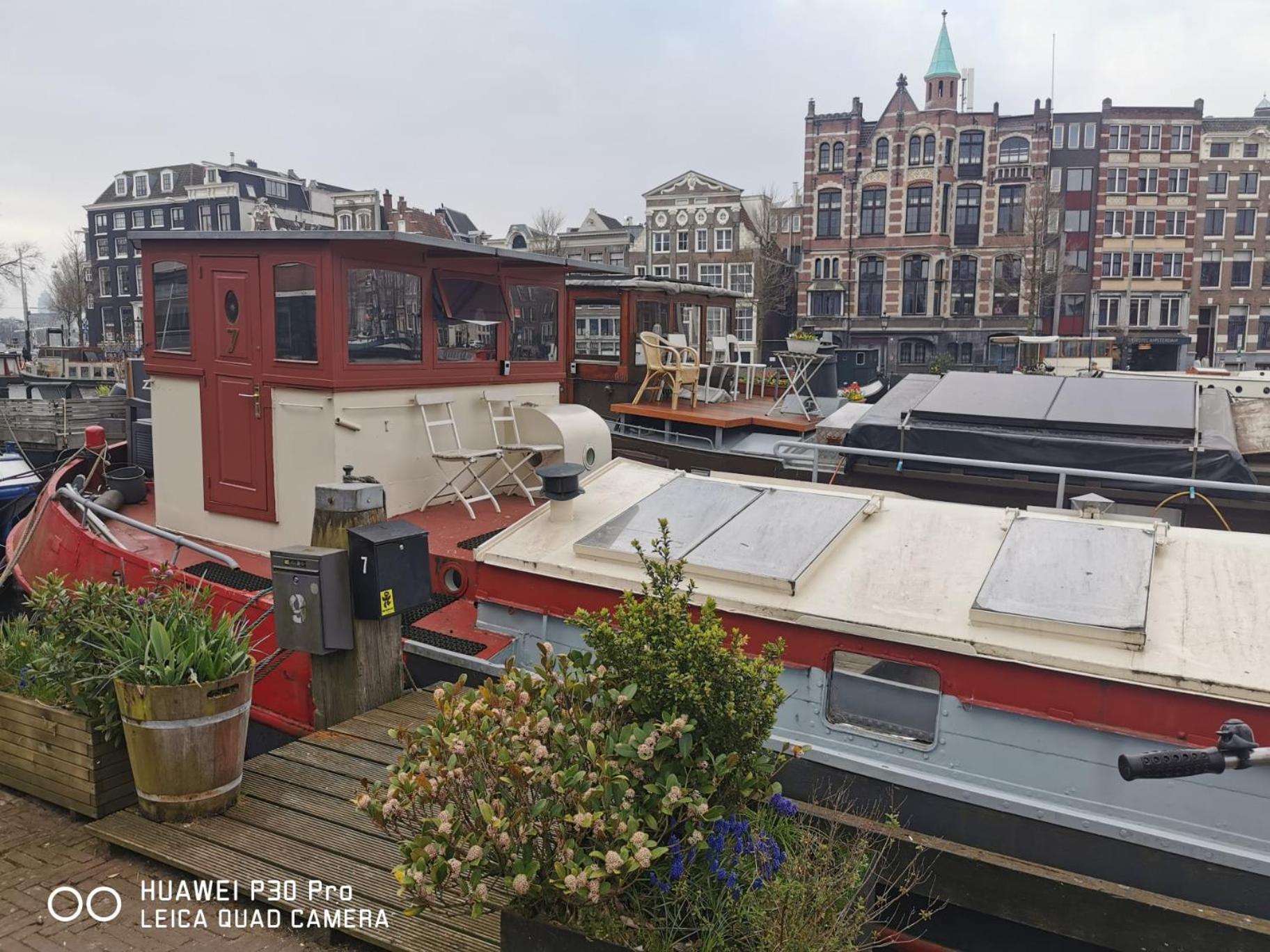Waterloo Square River Vieuw Houseboat Amsterdam Exterior photo