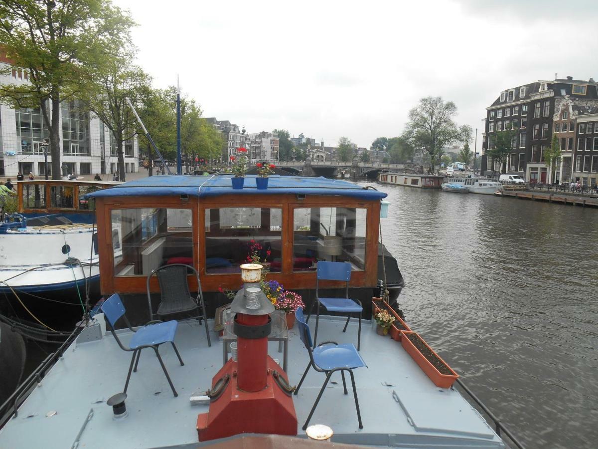 Waterloo Square River Vieuw Houseboat Amsterdam Exterior photo