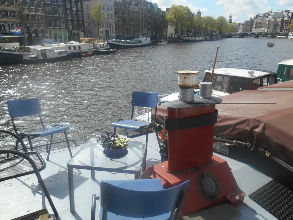 Waterloo Square River Vieuw Houseboat Amsterdam Exterior photo