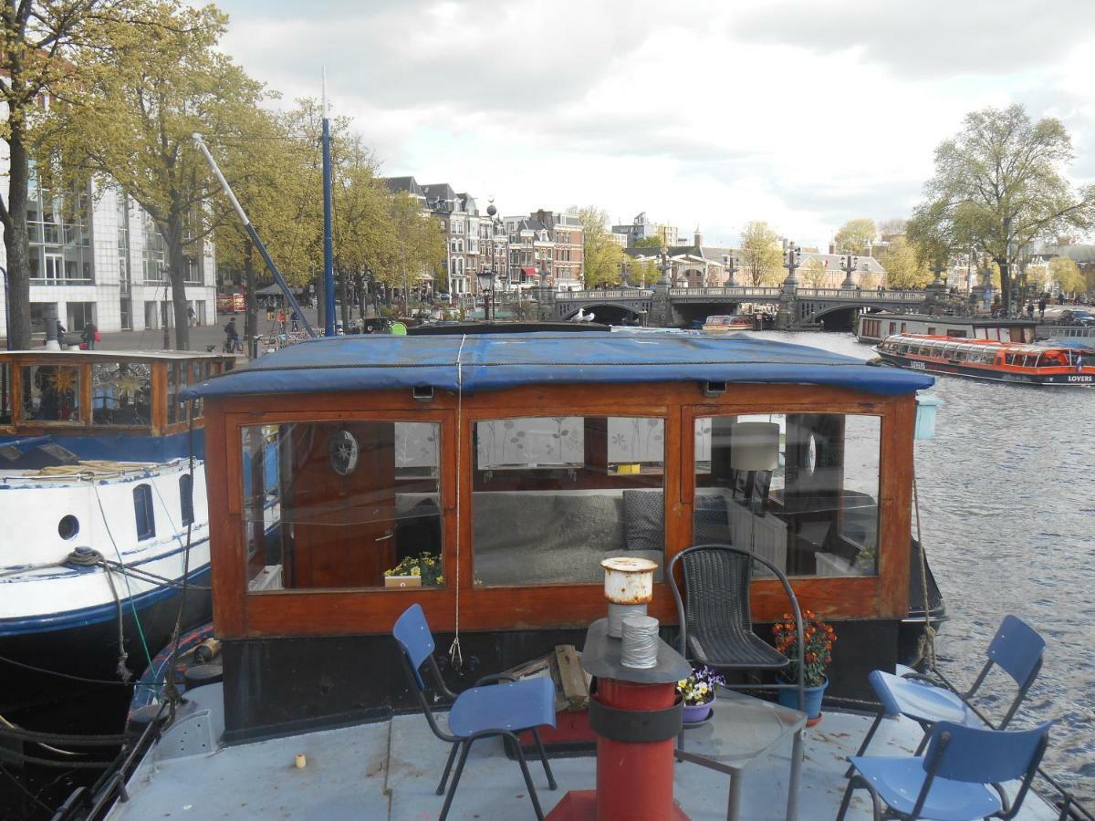 Waterloo Square River Vieuw Houseboat Amsterdam Exterior photo